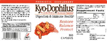 Kyo-Dophilus Kyo-Dophilus - probiotic supplement