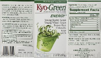 Kyo-Green Kyo-Green Powdered Drink Mix - nutritional supplement