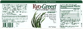 Kyo-Green Kyo-Green Tablets - nutritional supplement