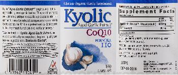 Kyolic Kyolic Aged Garlic Extract CoQ10 - odorless organic garlic supplement