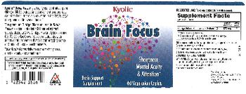 Kyolic Kyolic Brain Focus - brain support supplement