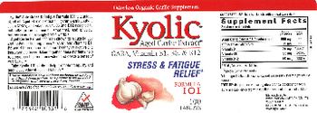 Kyolic Kyolic GABA, Vitamin B1, B6, & B12 - odorless organic garlic supplement