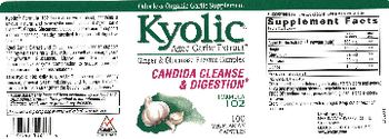 Kyolic Kyolic Ginger & Glucanase Enzyme Complex - odorless organic garlic supplement