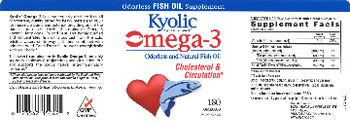 Kyolic Kyolic Omega-3 - odorless fish oil supplement
