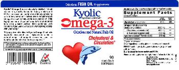 Kyolic Kyolic Omega-3 - odorless fish oil supplement