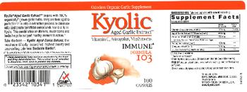 Kyolic Kyolic Vitamin C, Astragalus, Mushrooms - odorless organic garlic supplement