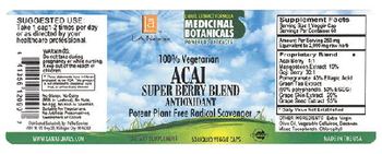 L.A. Naturals Acai Super Berry Blend Antioxidant - supplement