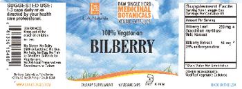 L.A. Naturals Bilberry - supplement