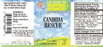 L.A. Naturals Candida Rescue - these statements have not been evaluated by the fda this product is not intended to diagnose cure tr