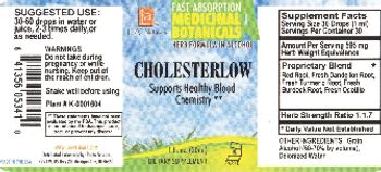 L.A. Naturals Cholesterlow - these statements have not been evaluated by the fda this product is not intended to diagnose cure tr