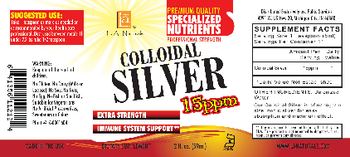 L.A. Naturals Colloidal Silver 15PPM - supplement