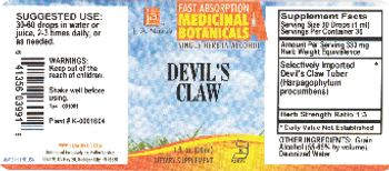 L.A. Naturals Devil's Claw - supplement