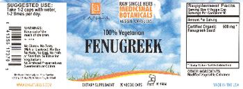 L.A. Naturals Fenugreek - supplement