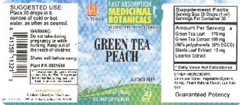 L.A. Naturals Green Tea Peach - supplement