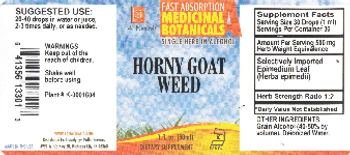 L.A. Naturals Horny Goat Weed - supplement