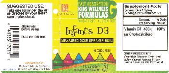 L.A. Naturals Infant's D3 - supplement