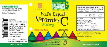 L.A. Naturals Kid's Liquid Vitamin C 500mg Natural Citrus Flavor - supplement