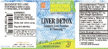 L.A. Naturals Liver Detox - these statements have not been evaluated by the fda this product is not intended to diagnose cure tr