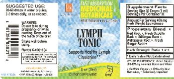 L.A. Naturals Lymph Tonic - supplement