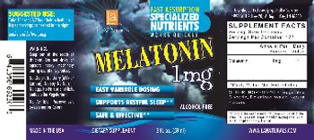 L.A. Naturals Melatonin 1 mg - supplement