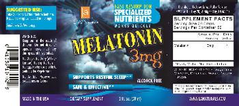 L.A. Naturals Melatonin 3 mg - supplement