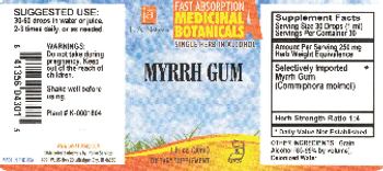 L.A. Naturals Myrrh Gum - supplement