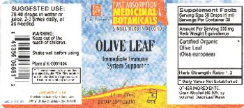 L.A. Naturals Olive Leaf - supplement