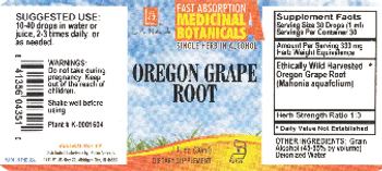 L.A. Naturals Oregon Grape Root - supplement