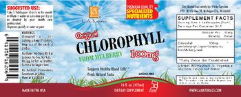L.A. Naturals Original Chlorophyll 100 mg - supplement