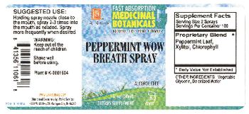 L.A. Naturals Peppermint Wow Breath Spray - supplement
