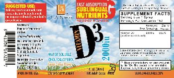 L.A. Naturals Vitamin D3 2000 IU - supplement