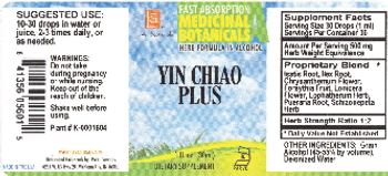 L.A. Naturals Yin Chiao Plus - supplement