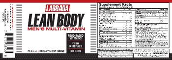 Labrada Lean Body Men's Multi-Vitamin - supplement