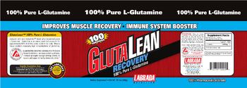 Labrada Nutrition GlutaLean Recovery - supplement