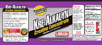 Labrada Nutrition Kre-Alkalyn Creatine Concentrate - supplement
