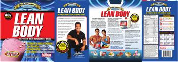 Labrada Nutrition Lean Body Hi-Protein Meal Replacement Shake Strawberry Ice Cream Flavor - 