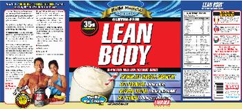 Labrada Nutrition Lean Body Vanilla Ice Cream Flavor - 