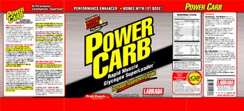 Labrada Nutrition Power Carb Fruit Punch Flavor - these statements have not been evaluated by the food and drug administration this product is not int