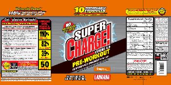 Labrada Nutrition Super Charge! Xtreme 4.0 Orange Flavor - supplement