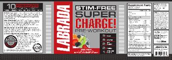 Labrada Stim-Free Super Charge! Fruit Punch - supplement