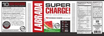 Labrada Super Charge! Pre-Workout Watermelon - supplement