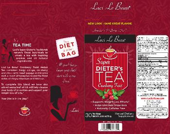 Laci Le Beau Super Dieter's Tea Cranberry Twist - herbal supplement