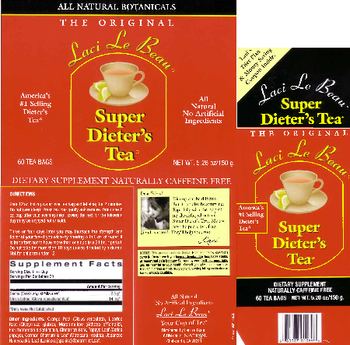 Laci Le Beau Super Dieter's Tea - supplement