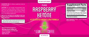 Lean Green Coffee Pure Raspberry Ketone - supplement