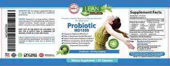 Lean Nutraceuticals Probiotic MD1550 50+ Billion CFUs - supplement