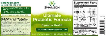 Swanson Ultimate Probiotic Formula - supplement