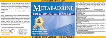 Legacy Nutritional Products Metabadrine - supplement