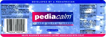 LEV Laboratories Pediacalm - infant supplement