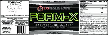 LG Sciences Form-X Testosterone Booster - supplement