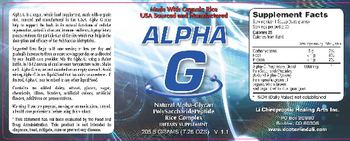 Li Chiropractic Healing Arts Inc. Alpha-G - supplement